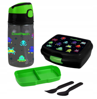 Bidon and Breakfast Coolpack BPA Free pixels hra