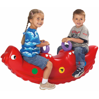BIG BIG RED ROCKER SWING DINOSAUR