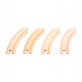 Bigjigs set drevených koľají 4 x bjt102