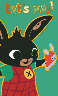 Zajačik Bing - Bing Bunny Ručne uterák pre materskú školu 30x50