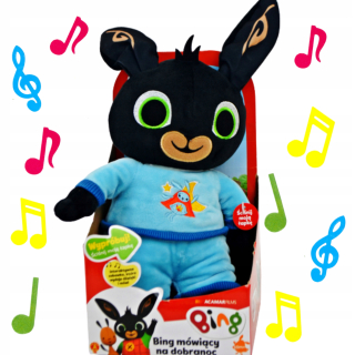 Zajačik Bing - Bing Králik Maskot hovorí Goodnight Plyšový Hit