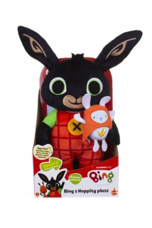 Zajačik Bing - Bing Bing Maskot Plyšová s Bunny chmeľový