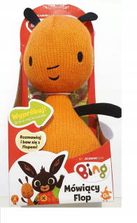 Zajačik Bing - Bing hovorí flop maskota plyšový 27 cm hovorí pl