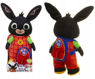 Zajačik Bing - Bing s batohom učenie sa na šaty plyšové maskot