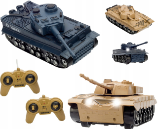 VOJNA Tanky TANK diaľkový ovládač x2