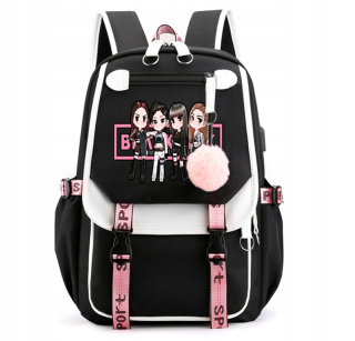 Školská taška, batoh - Blackpink Kpop Bathpack Tovar Študent Batoh