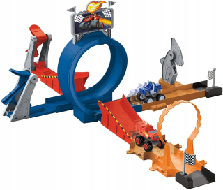 Blaze a Mega Machine Dome Play Set + 2 autá