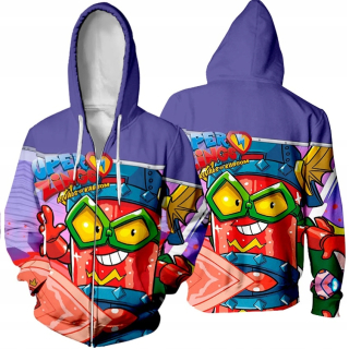 Super zings - Mikina Super Zings 3D Kid Fury Všetky veľkosti