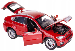 BMW X6 KOVOVÝ MODEL 1:26 SVETLÁ ZVUK MSZ