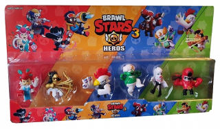 Brawl stars - Brahové hviezdy 3 sada obrázkov 6 ks