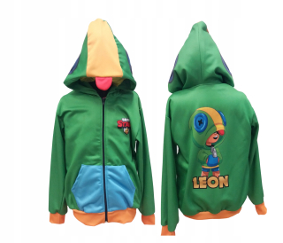 Brawl stars - BRAWL STARS MIKINA VEĽKOSTI 128 PATTERN LEO HOOD