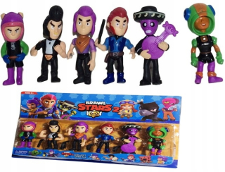 BRAWL STARS obrázky 6 PCS rad 2 VEĽKÁ 11cm LIT