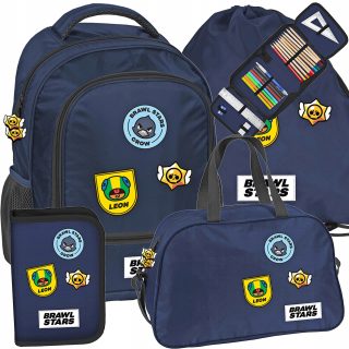 Školský batoh - Bath Brawl Stars pre školu Paso set 4in1