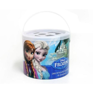 Frozen Elsa - Brimarex 1045 mrazené drevené bloky 50 el.