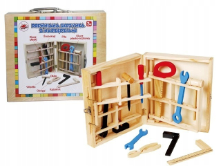 Brimarex 1574077 Drevená krabica s náradím