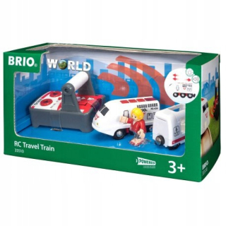 Brio 33510 Lokomotíva biele diaľkové ovládanie P4 s