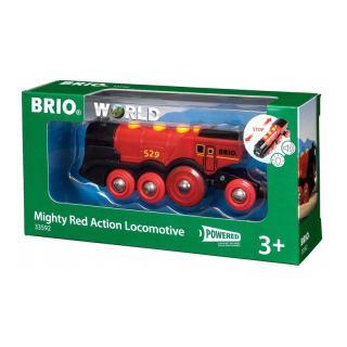 Brio classic červená lokomotíva 33592