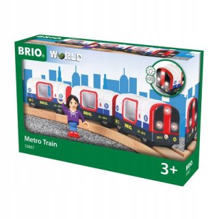 BRIO DREVENÝ ŽELEZNIČNÝ VLAK METRO 33867