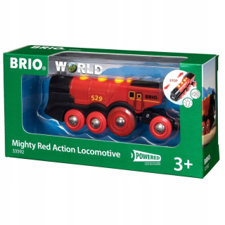 Brio Lokomotíva Classic Red Light Sound