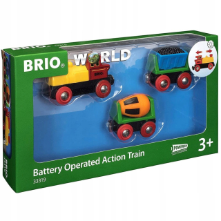 Brio - lokomotíva s miešačky betónu