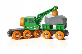 Brio World železničný vagón Crane