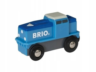 BRIO World Lokomotive Cargo na batériách