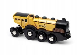 Brio World Gold Lokomotive Mighty Gold