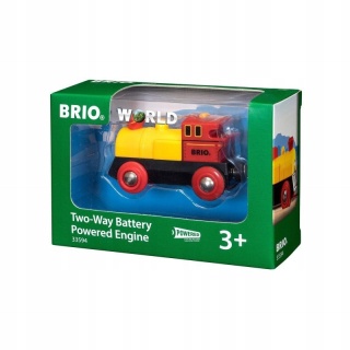 BRIO žltá - červená parná lokomotíva 33594