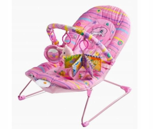 Britton Dolphin B2311 - Pink Leżaczek Bujaczek