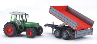Bruder 02104 Traktor Fendt Farmer s prívesom