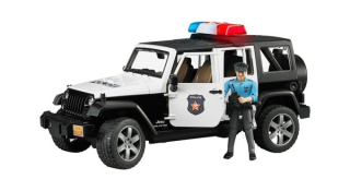 BRUDER 02526 Jeep Polícia hračka postava