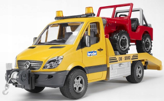 Bruder 02535 Sprinter Road Help + Module + Jeep