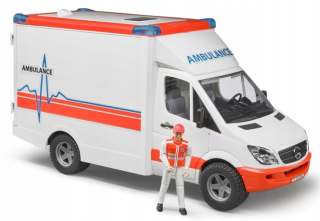 Bruder 02536 Sanitka Sanitka s figúrkou plavčíka