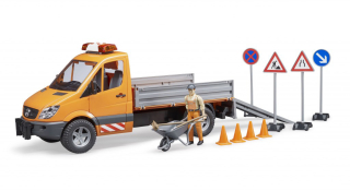 Bruder 02537 Mercedes-Benz Sprinter Práce na ceste