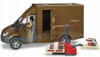 BRUDER 02538 Mercedes-Benz Sprinter s obrázkom UPS