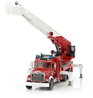 BRUDER 02821 MACK FIRE, auto požiarne