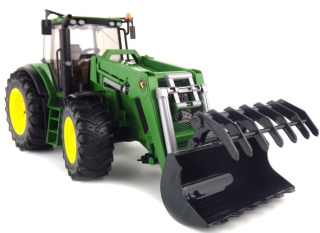 Bruder 03051 traktor John Deere s nakladačom