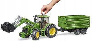 BRUDER 03055 Traktor s TRAILER John Deere 7930
