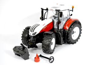 BRUDER 03180 vyskrutkovať Traktor Steyr 6300 nových kolies