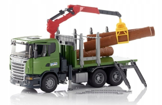 Bruder 03524 Scania s hds žeriavom a kuframi