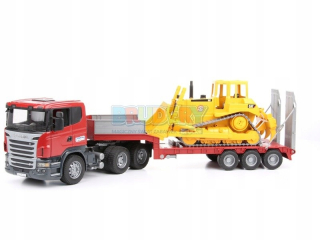 Bruder 03555 Scania s hračkou Bulldozer polotovary