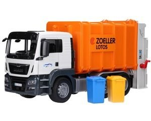 Bruder 03762 Garbarker Man TGS s naložením