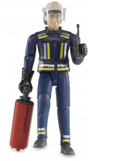 Bruder 60100 Figúrka hasič s hasiacim prístrojom 11 cm.