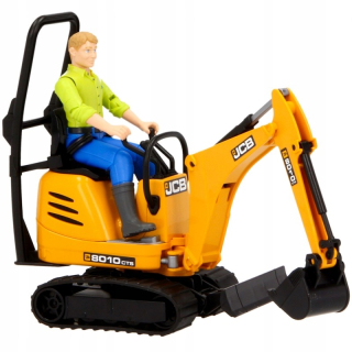 Bruder Microcircoll JCB 8010CTS s figúrku 62002