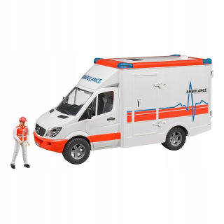 Bruder šprintér ambulancie s figúrka 02536