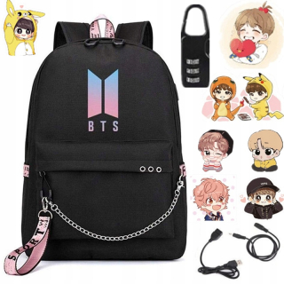 BTS Jungkook Jimin School Backpack 40 PCS Nálepky