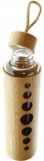 SKLENENÁ FĽAŠA ECO VODNÁ FĽAŠA 550 ml BAMBOO