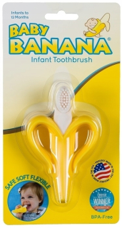 Výcvik zubná kefka dieťa Banana teether