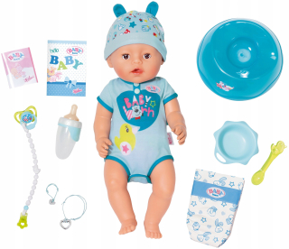 Interaktívna bábika Baby Born s 9 funkciami Chlapec