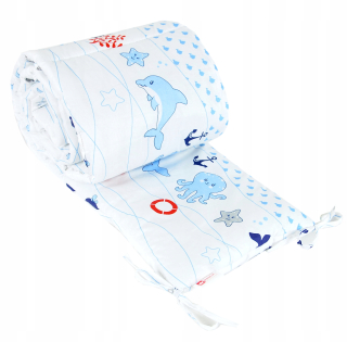 Chránič do detskej postielky - BabyLux COT Protector 70x140 č. 74